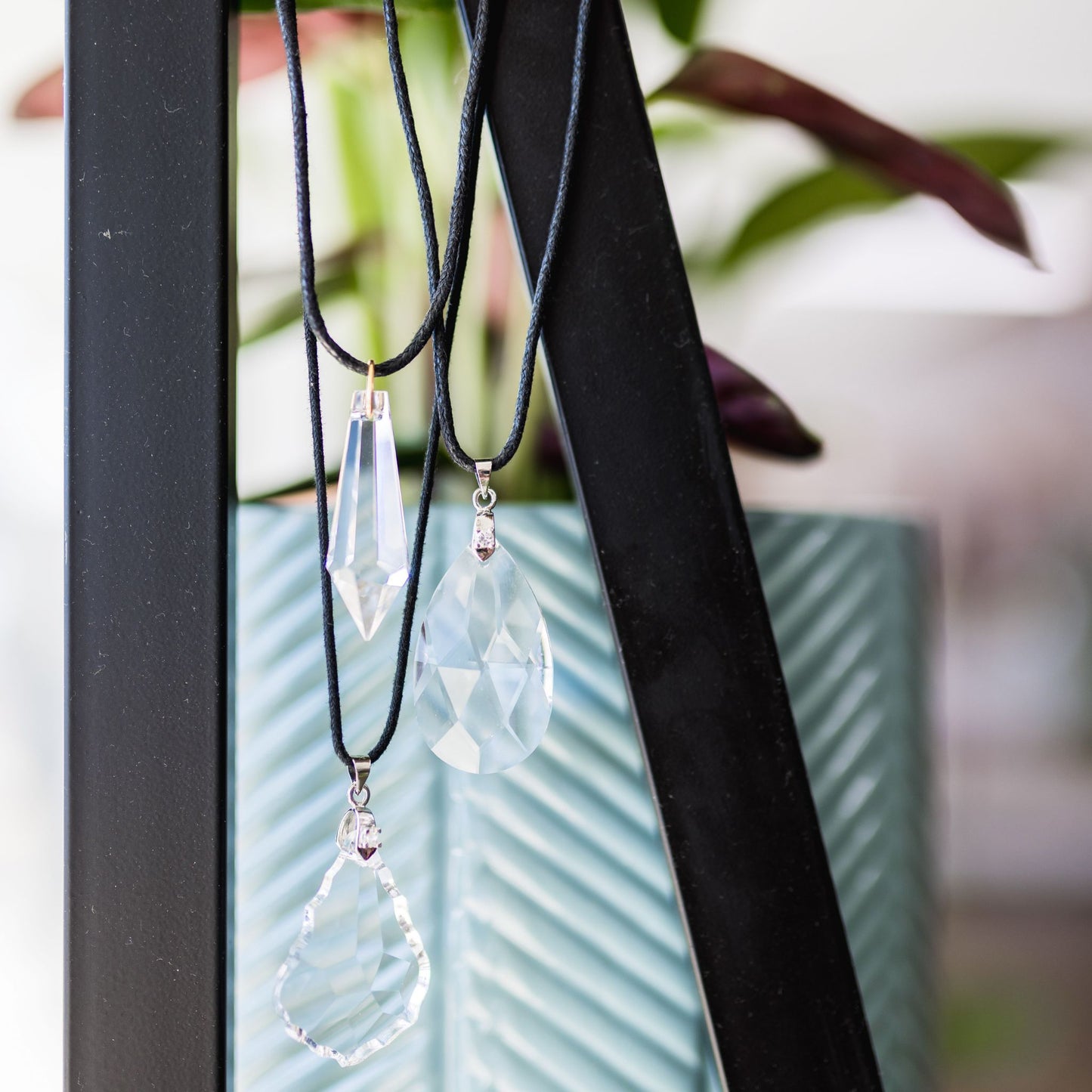 Teardrop Crystal Pendant | Protection Crystal | EMF Protection