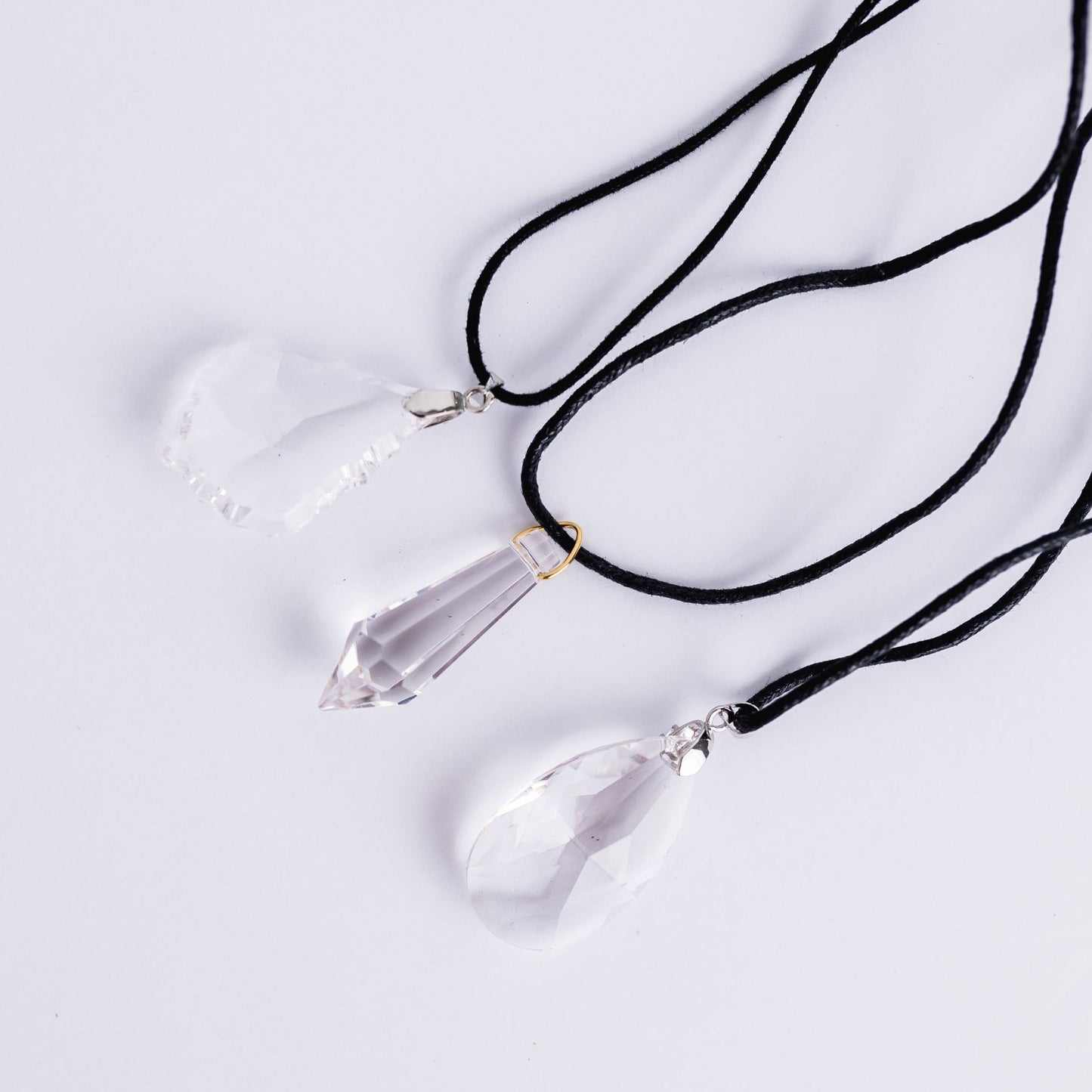 Teardrop Crystal Pendant | Protection Crystal |  EMF Protection