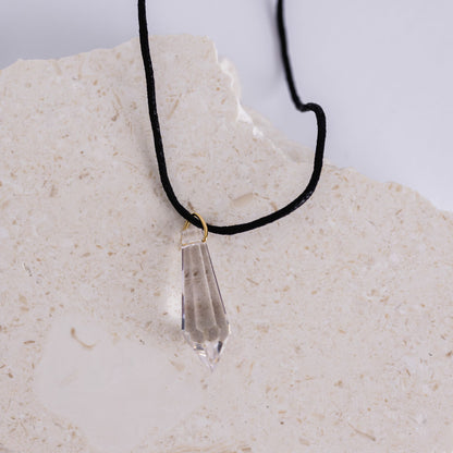 Spearpoint Crystal Pendant | Protection Crystal | EMF Protection